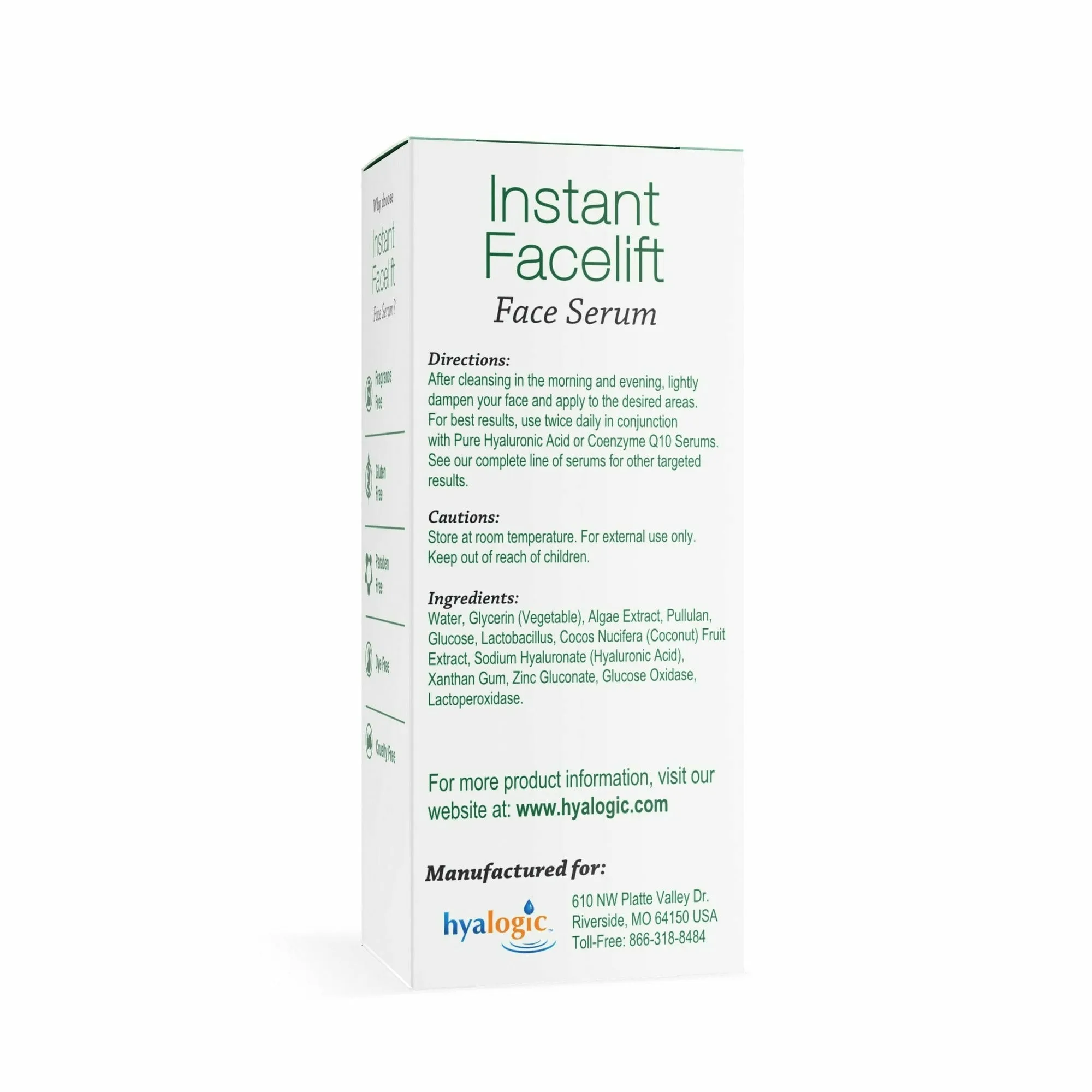Instant Facelift Serum 1 fl oz by Hyalogic