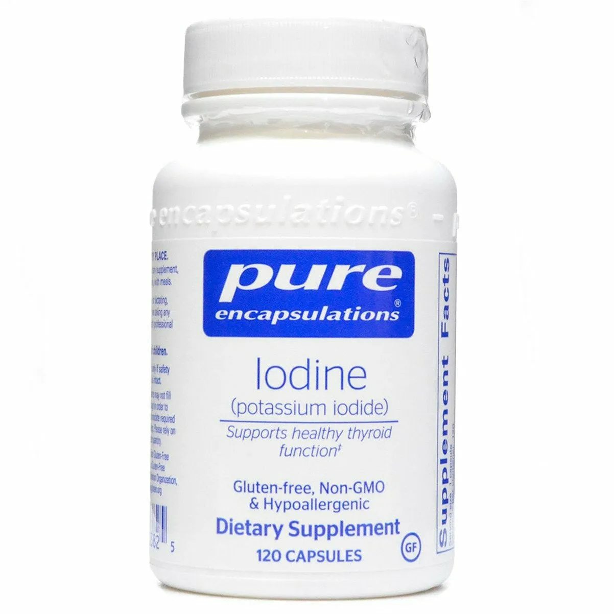 Iodine (potassium iodide) 120 caps by Pure Encapsulations