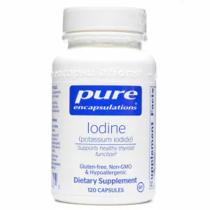 Iodine (potassium iodide) 120 caps by Pure Encapsulations