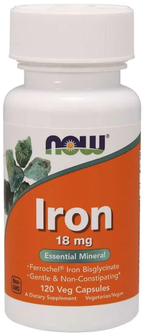 Iron | 18mg | Veg Capsule | 120 Count