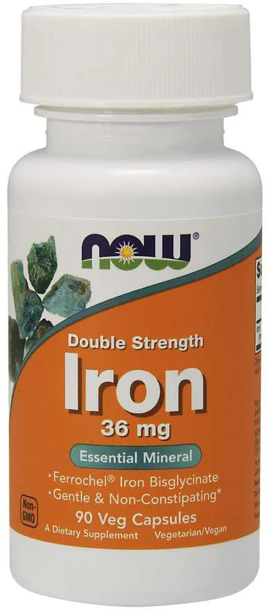 Iron | 36mg | Veg Capsule | 90 Count