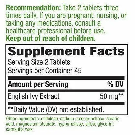 Ivy Extract 90 tabs by Nature's Way