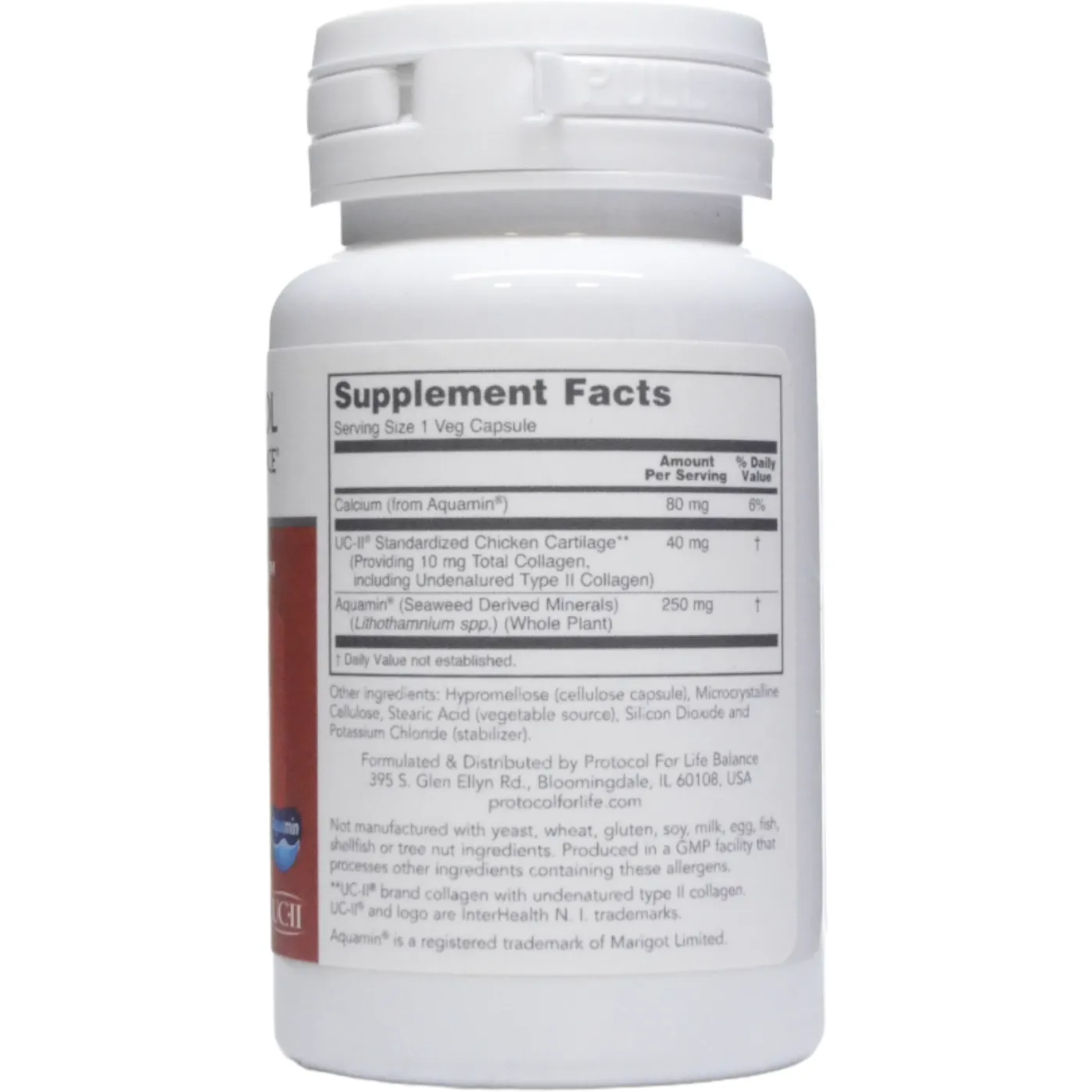 Joint-UC Type II Collagen 40 mg 60 vcaps by Protocol For Life Balance