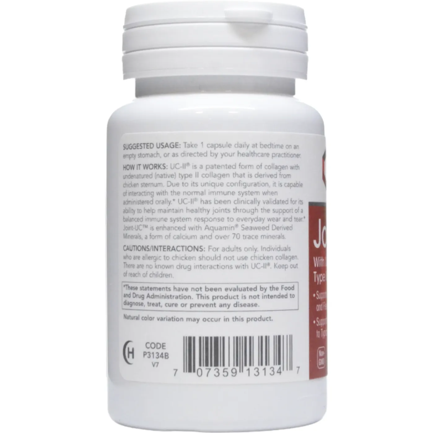 Joint-UC Type II Collagen 40 mg 60 vcaps by Protocol For Life Balance