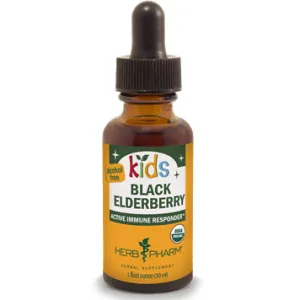 Kids Black Elderberry Alcohol-Free 1 fl oz by Herb Pharm