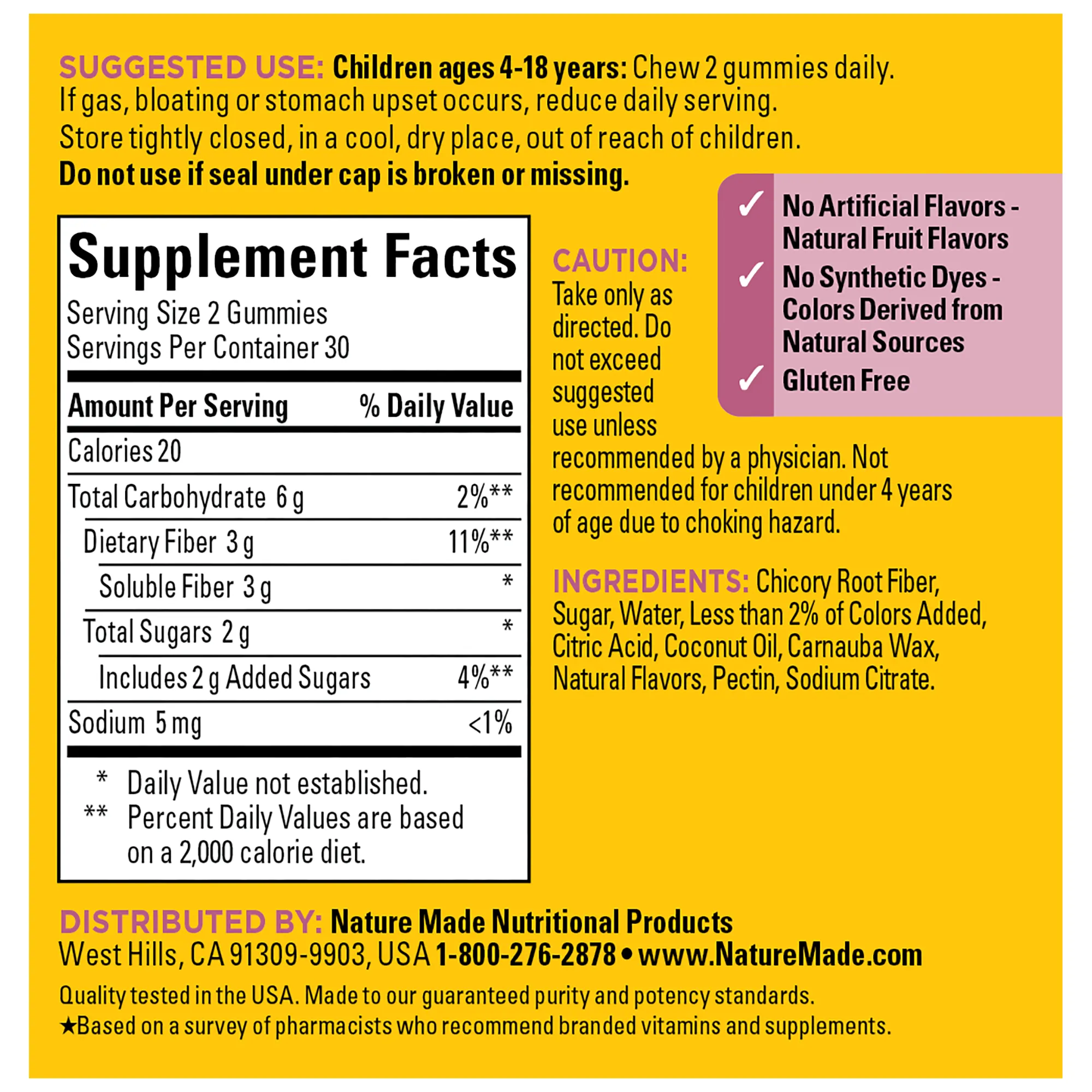 Kids First Fiber Gummies