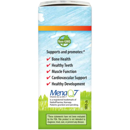 Kid's Super Daily D3 & K2 0.34 fl oz (10.16 mL) by Carlson Labs