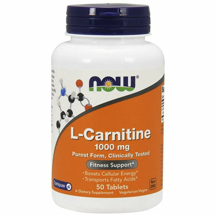 L-Carnitine 1000 mg 50 tabs by NOW