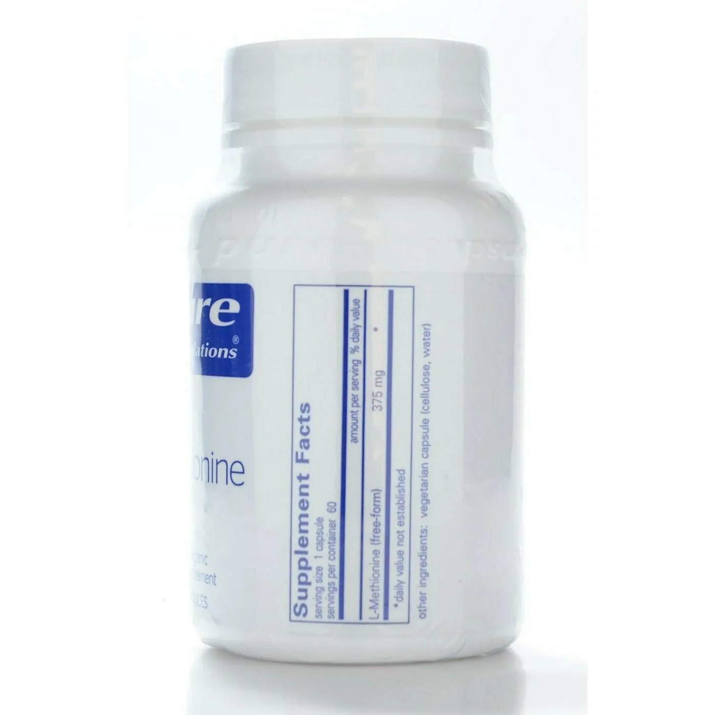 L-Methionine 375 mg 60 vcaps by Pure Encapsulations