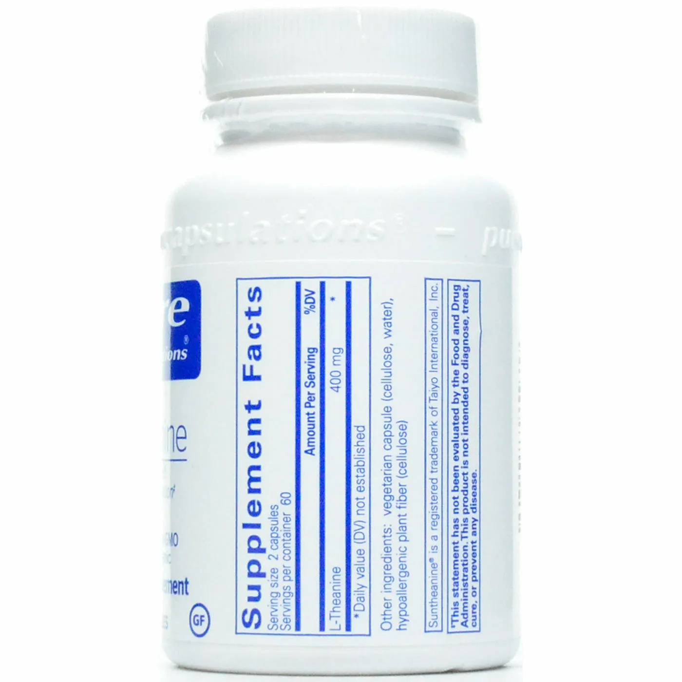 L-Theanine 400 mg by Pure Encapsulations