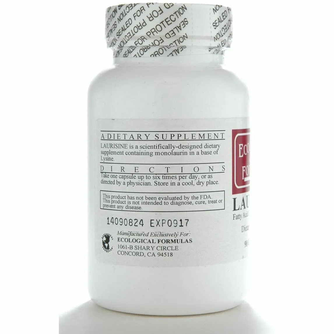 Laurisine 200 mg 90 caps by Ecological Formulas