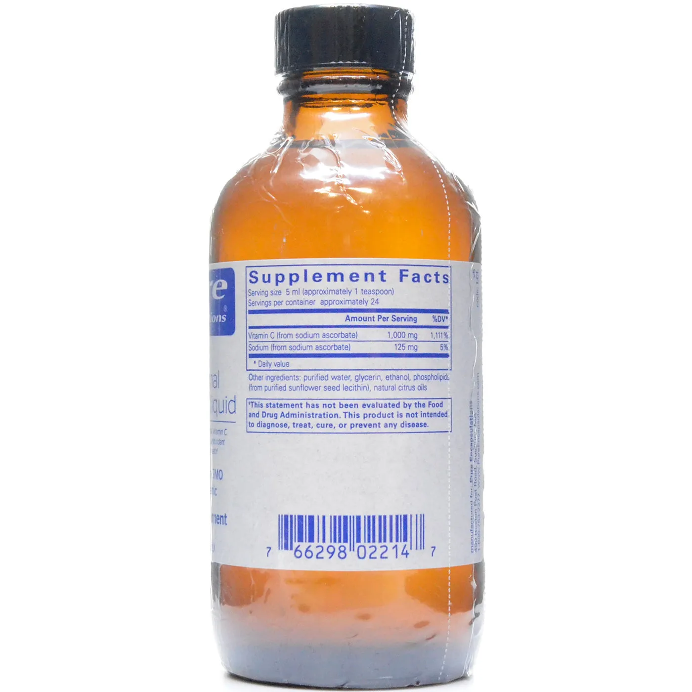 Liposomal Vitamin C liquid 4 oz by Pure Encapsulations