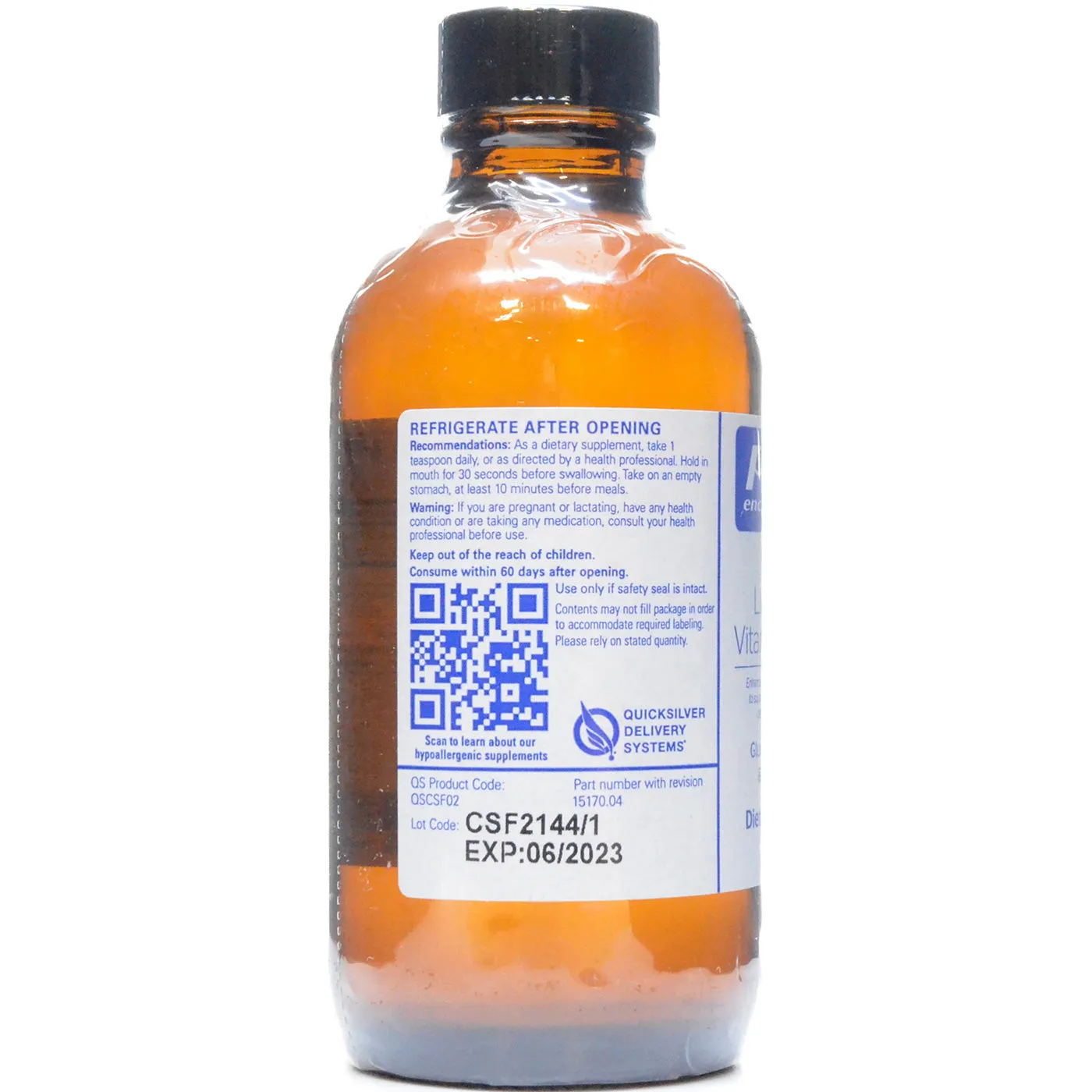 Liposomal Vitamin C liquid 4 oz by Pure Encapsulations