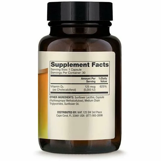 Liposomal Vitamin D3 5.000 IU 30 caps by Dr. Mercola
