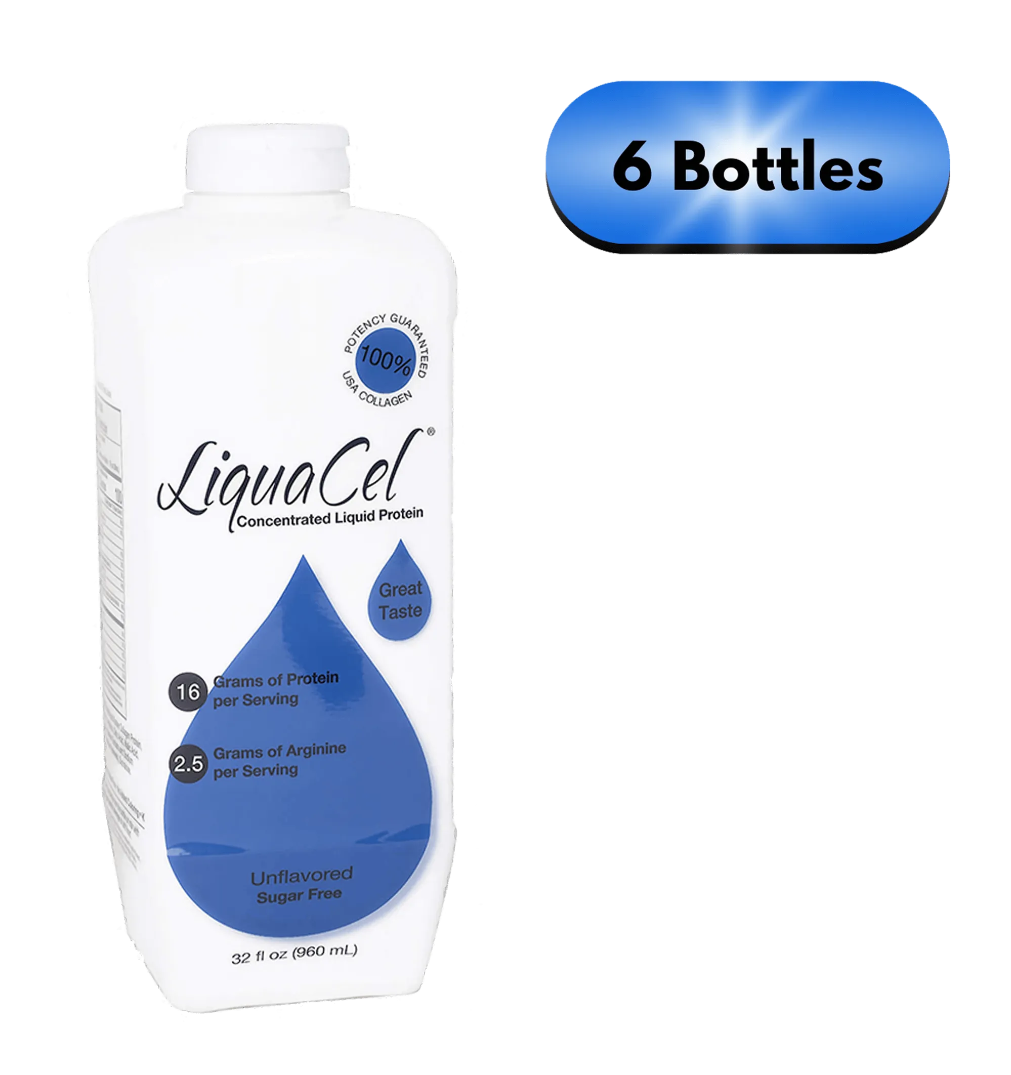 LiquaCel | 32oz Bottle | Unflavored