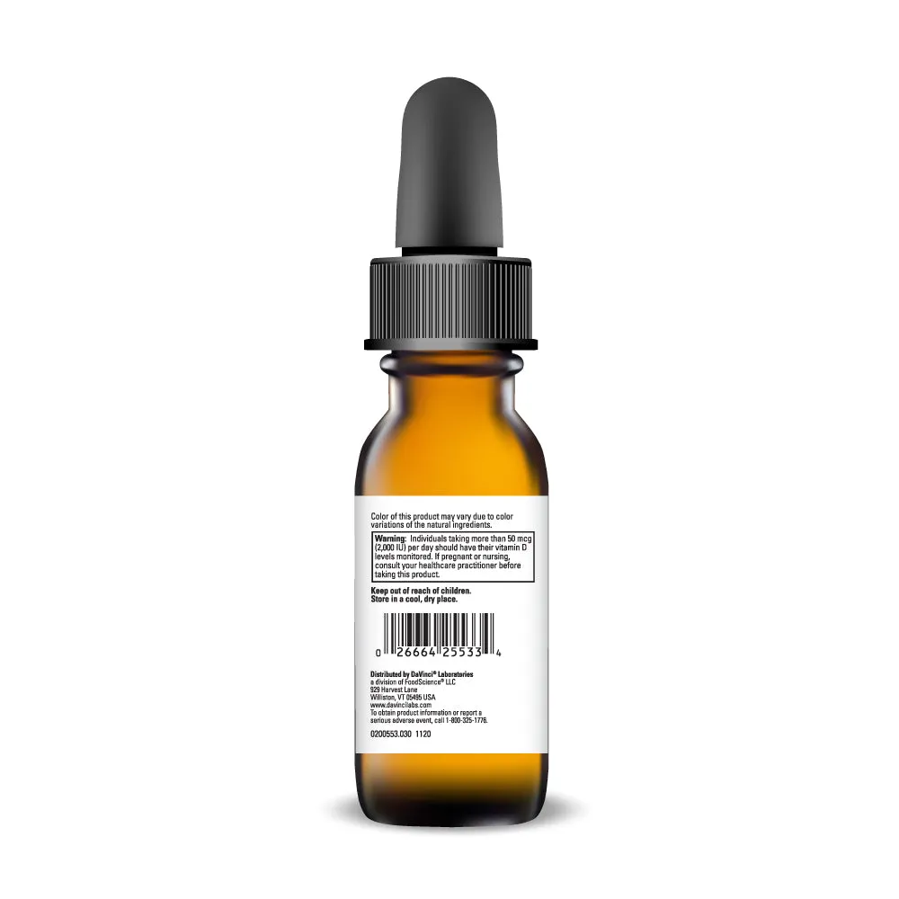 Liquid D3 10.000 IU 1 fl. oz. by Davinci Labs