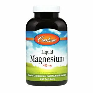 Liquid Magnesium 400 mg 250 gels by Carlson Labs