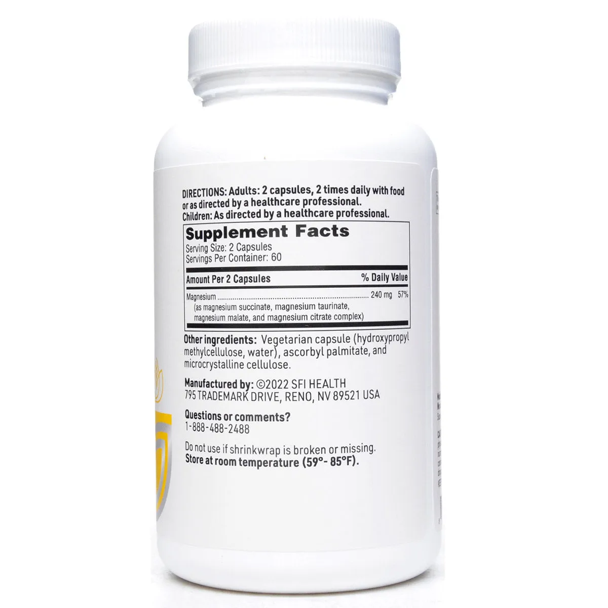 Mag Complete 120 vcaps by Klaire Labs/SFI Health