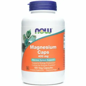 Magnesium Caps 400 mg 180 caps by NOW