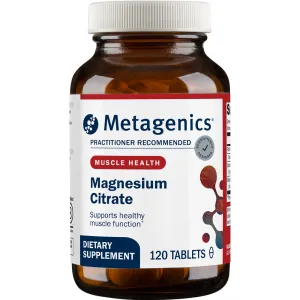 Magnesium Citrate 120 Tablets by Metagenics