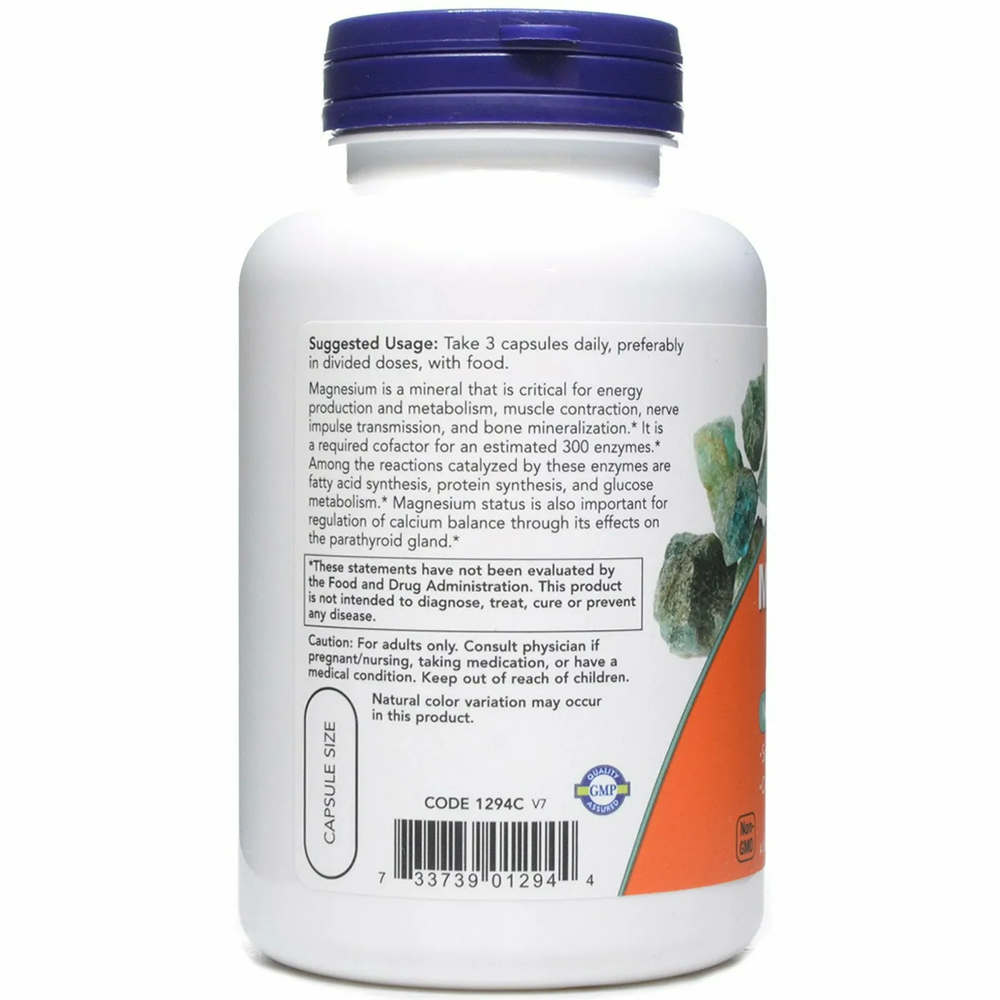 Magnesium Citrate 120 vcaps by NOW