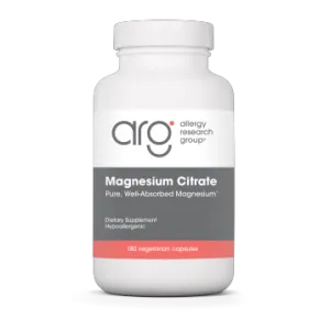 Magnesium Citrate 180 vcaps by Allergy Research Group