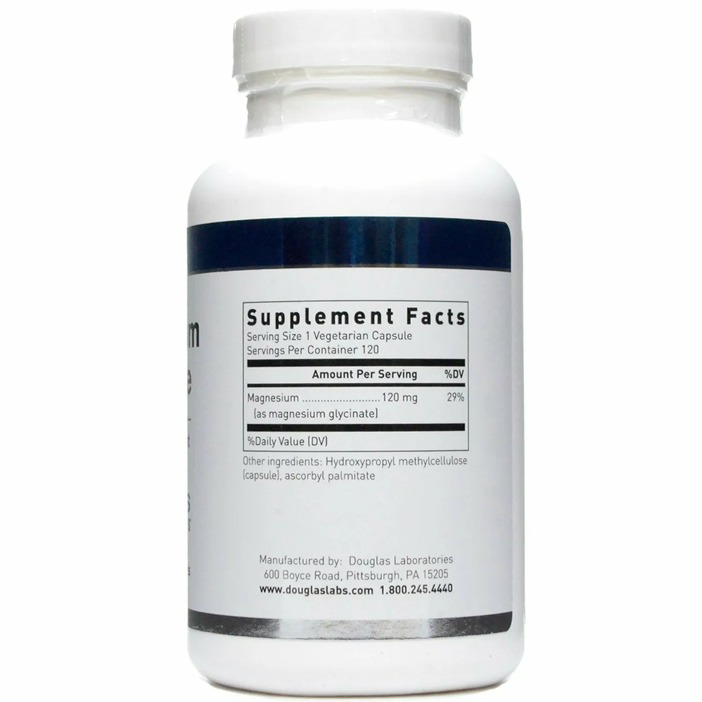 Magnesium Glycinate 120 mg 120 caps by Douglas Labs