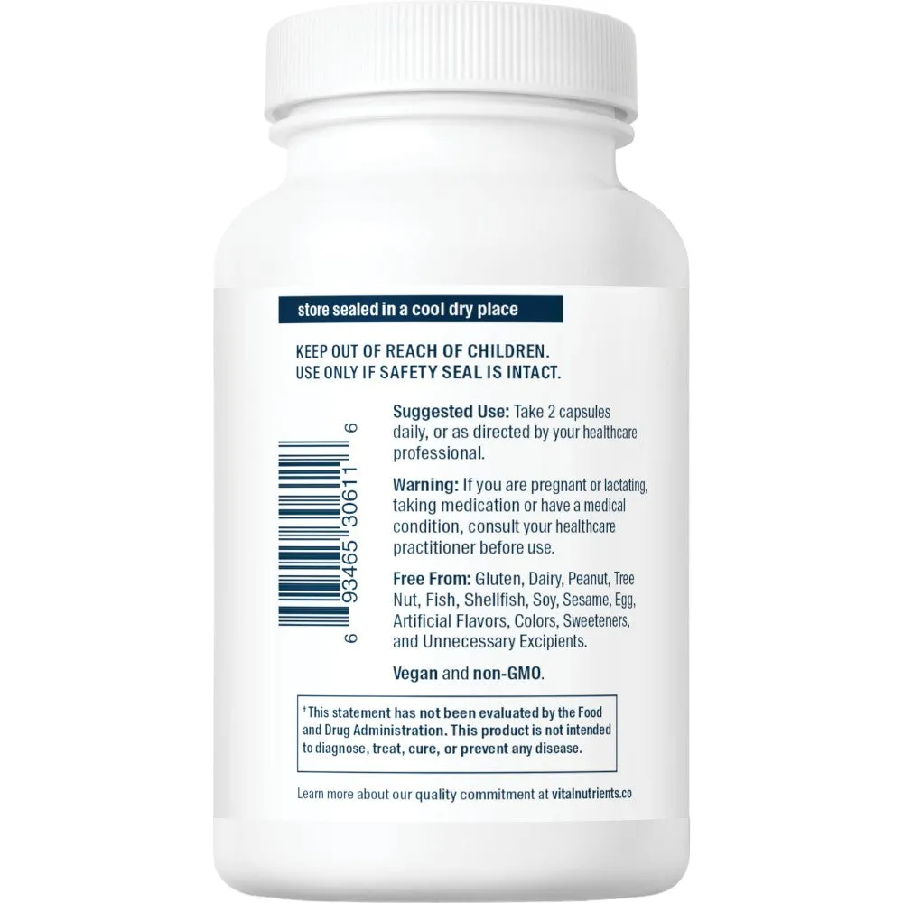 Magnesium Glycinate/Malate 120 mg 100 caps by Vital Nutrients