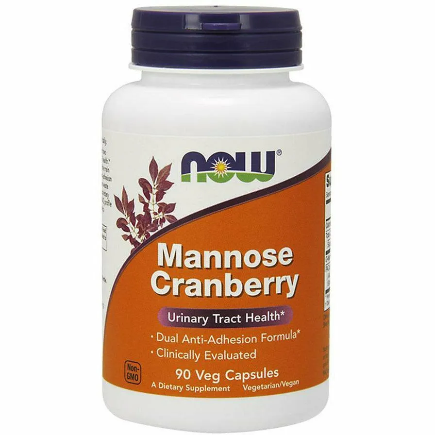 Mannose Cranberry 90 vcaps by NOW