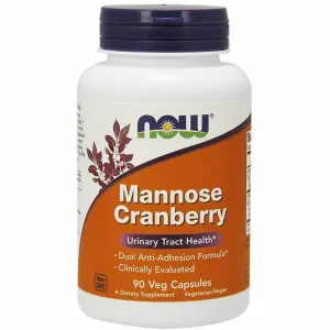 Mannose Cranberry 90 vcaps by NOW
