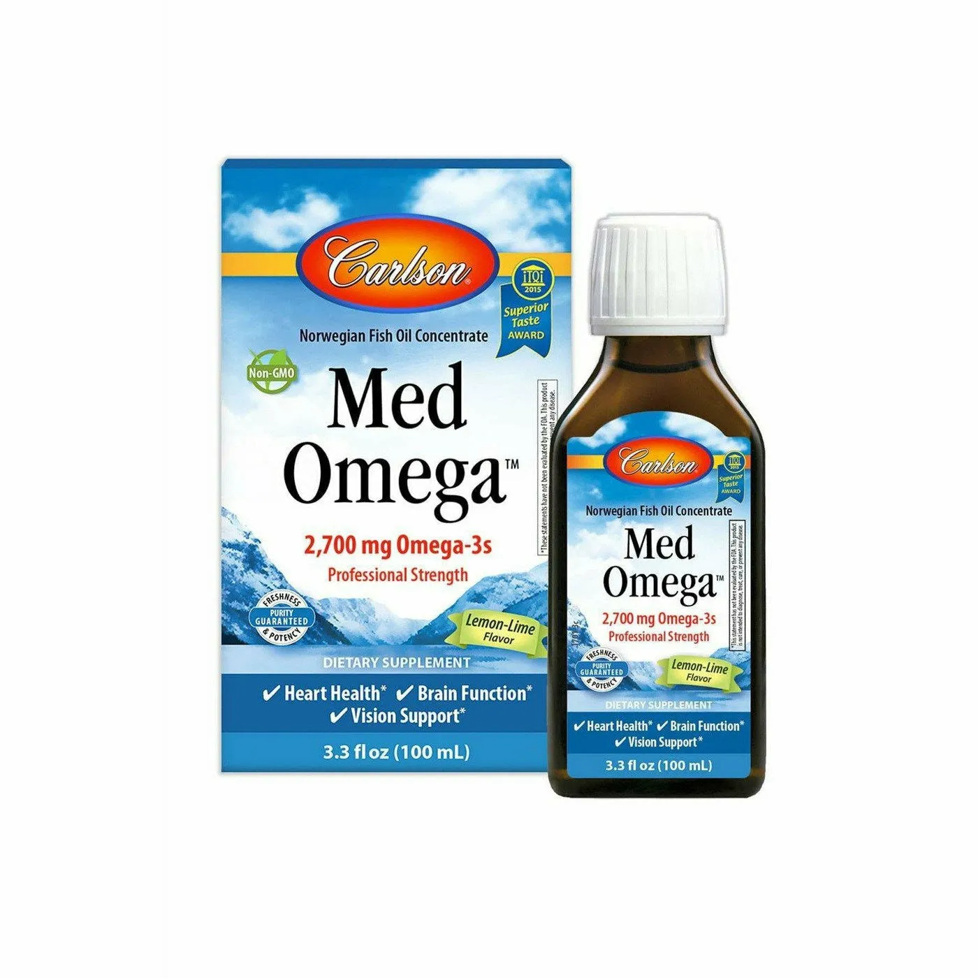 MedOmega Fish Oil 2.700 mg 3.3 fl. oz. by Carlson Labs