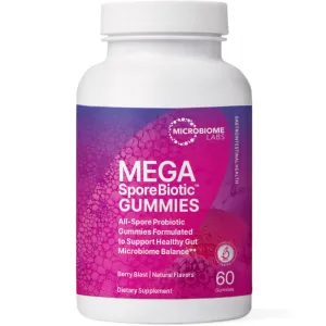 MegaSporeBiotic Gummies 60 ct by Microbiome Labs