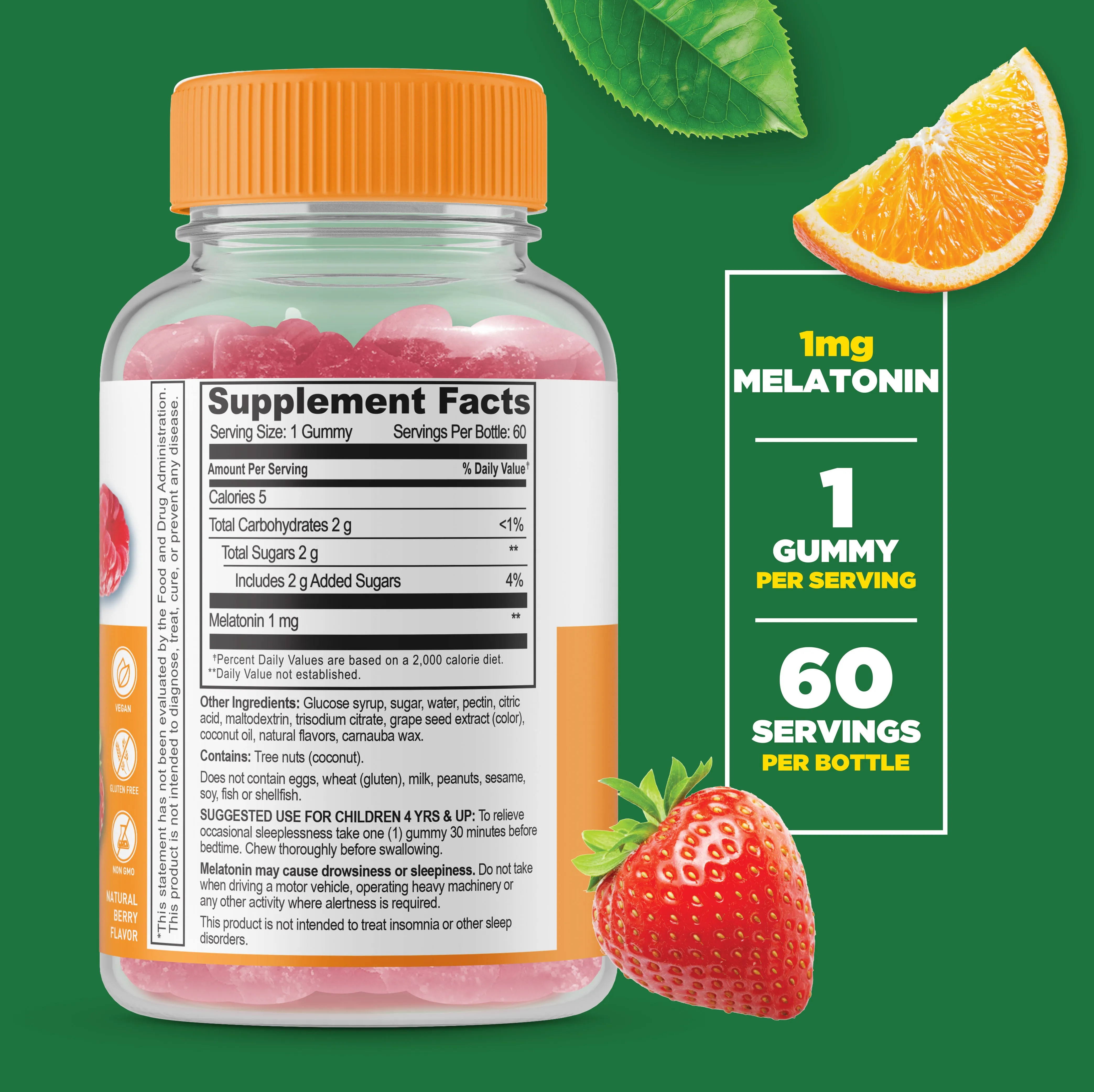 Melatonin 1 mg Gummies for Kids