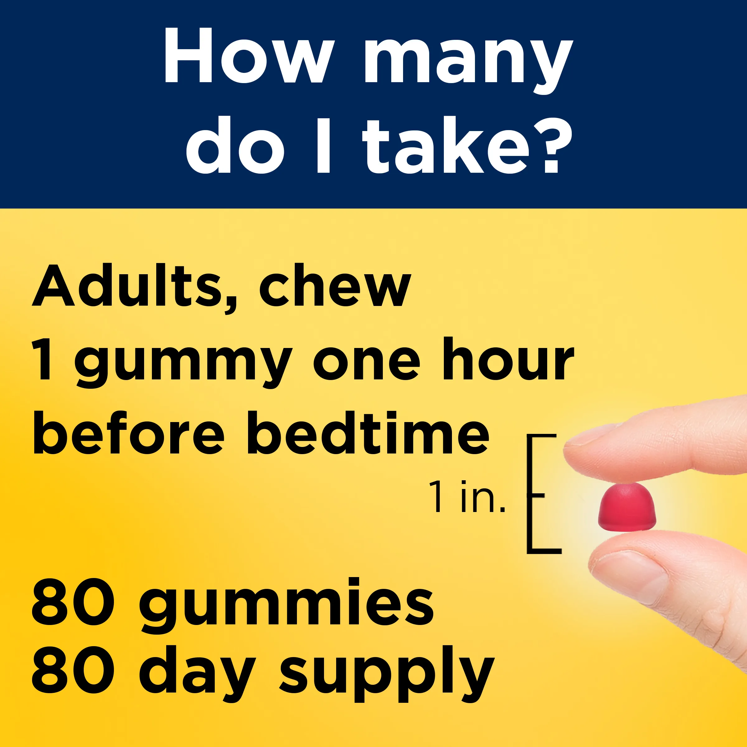 Melatonin 2.5 mg Gummies