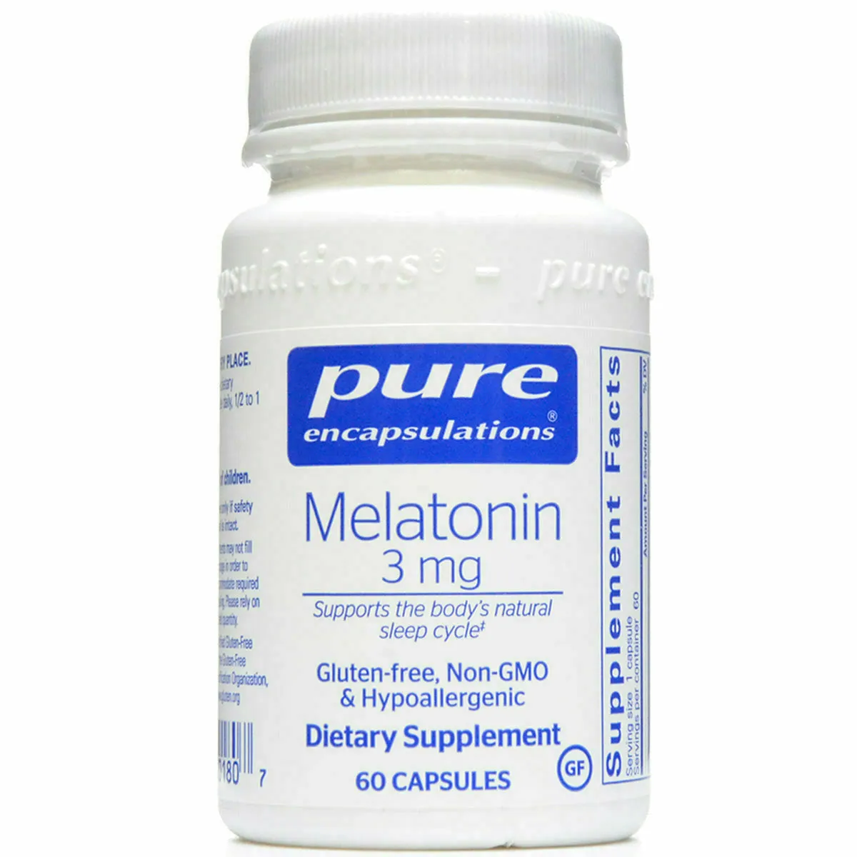 Melatonin 3 mg by Pure Encapsulations