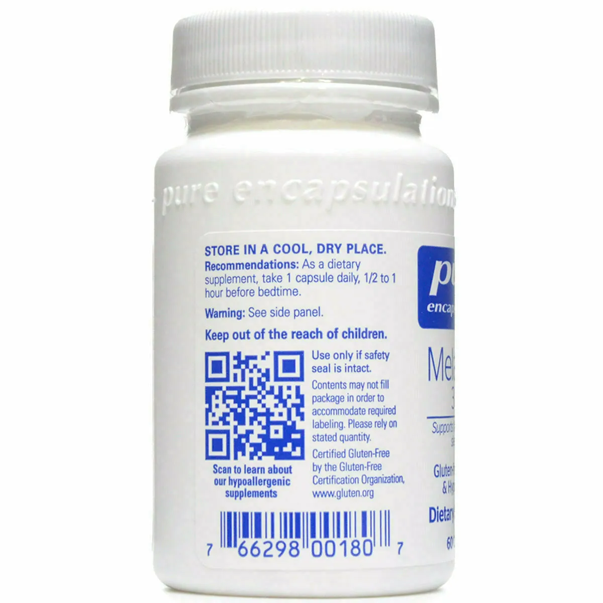 Melatonin 3 mg by Pure Encapsulations