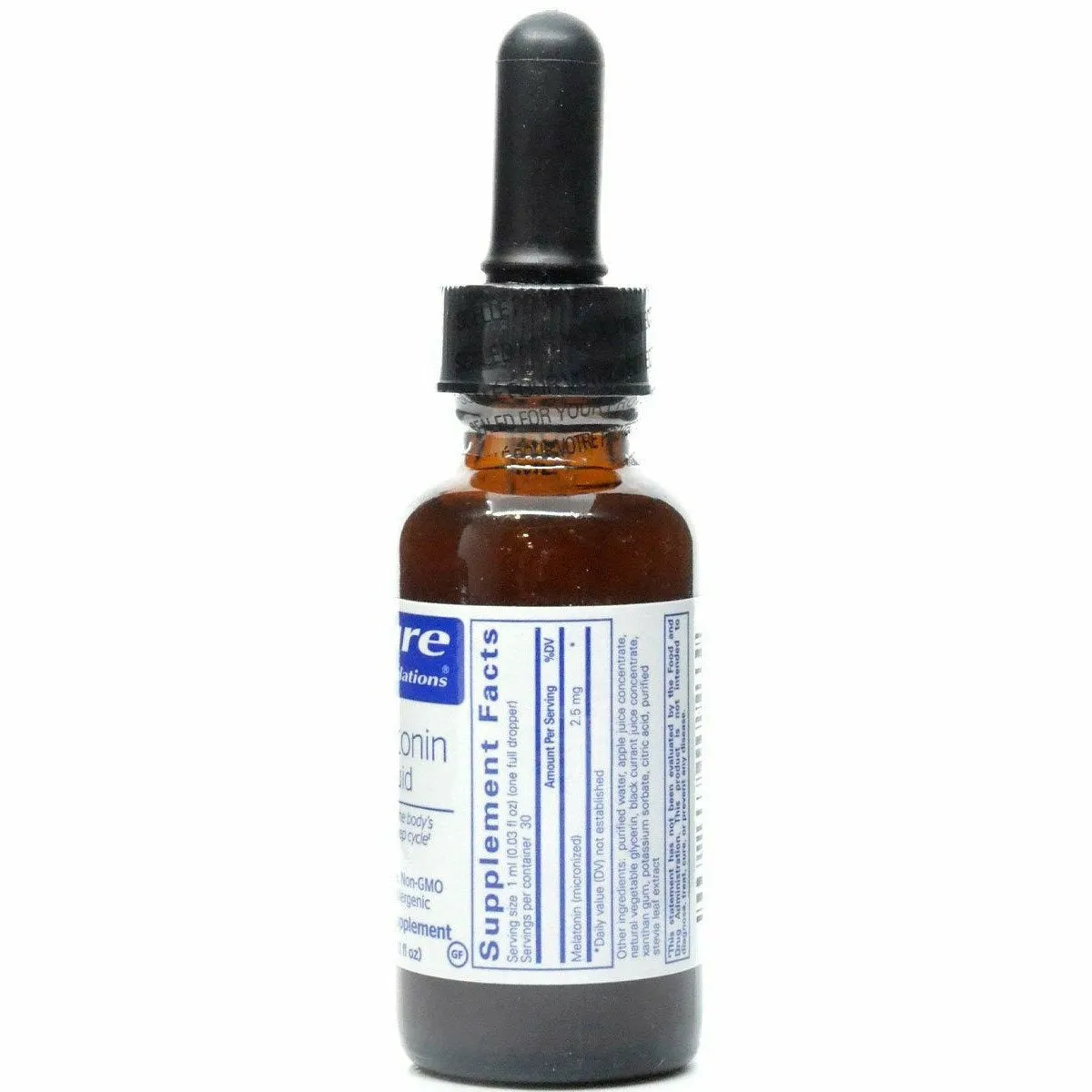Melatonin Liquid 1 fl oz by Pure Encapsulations