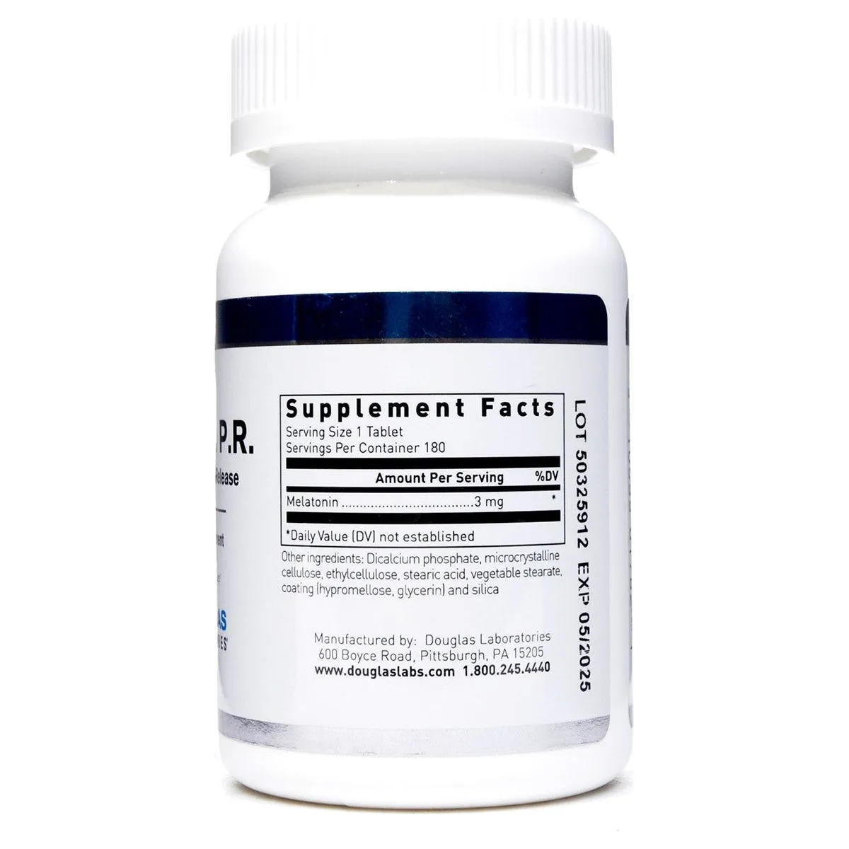 Melatonin PR 3 mg 180 tabs by Douglas Labs