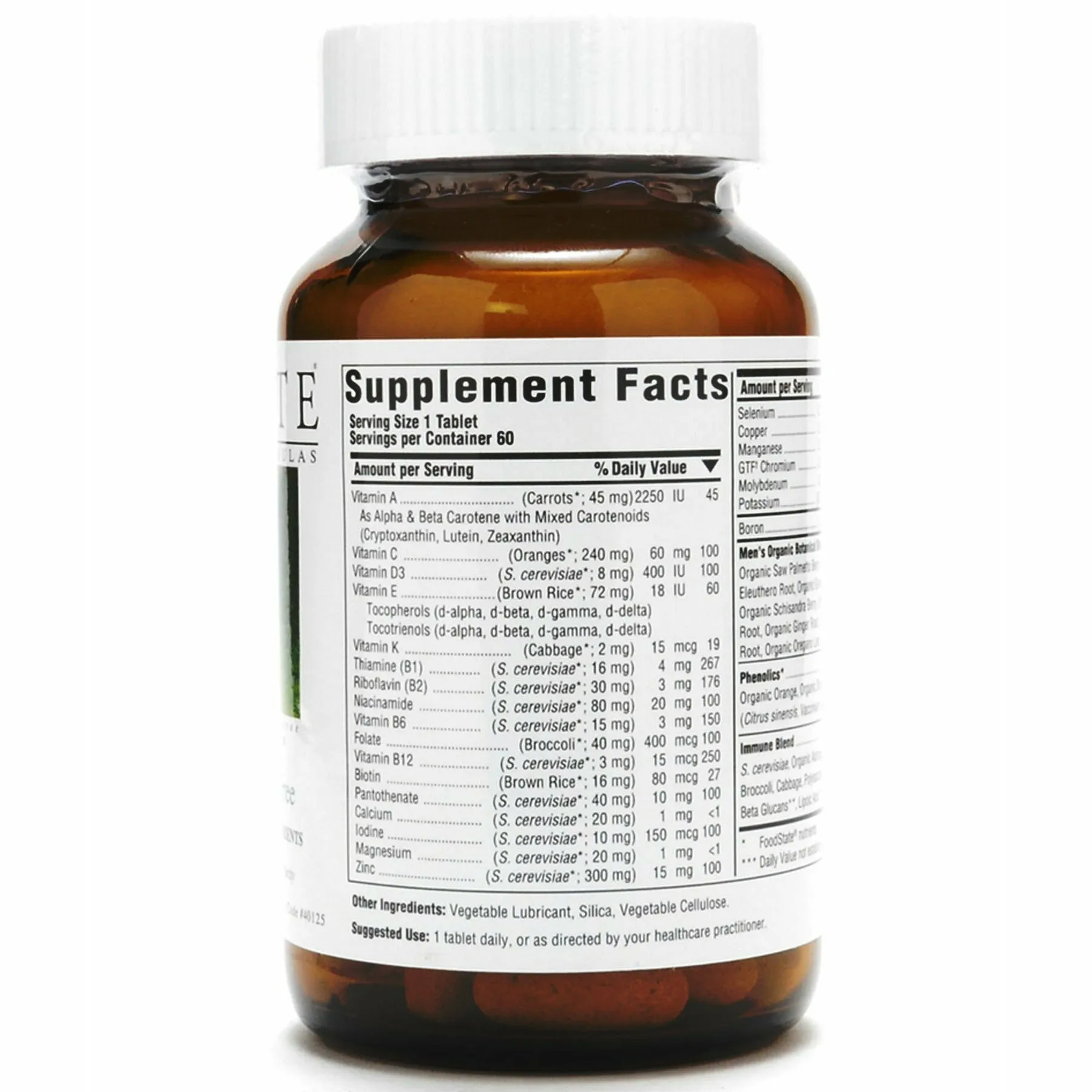 Men Over 40 One Daily Iron Free 60 tabs by Innate Response