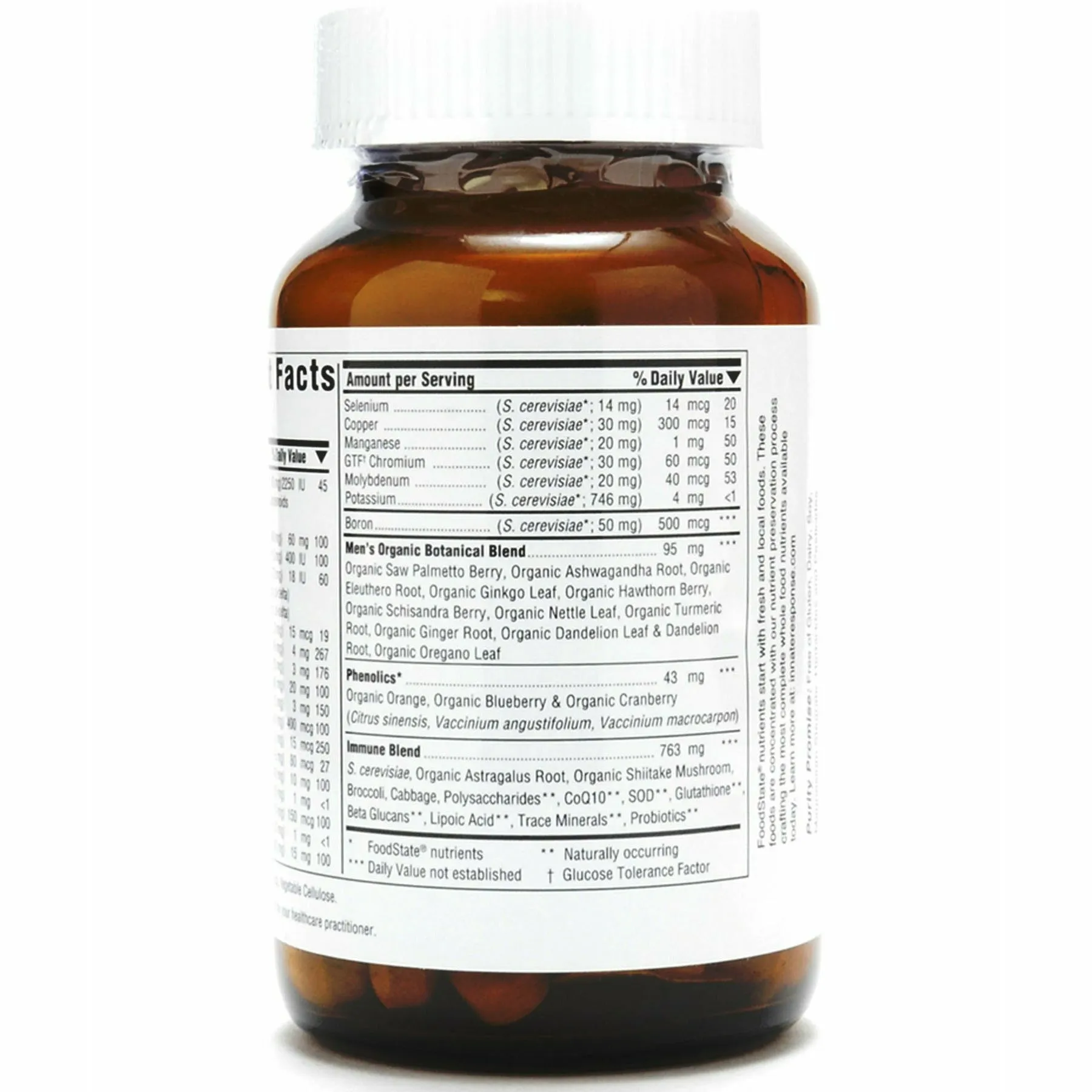 Men Over 40 One Daily Iron Free 60 tabs by Innate Response