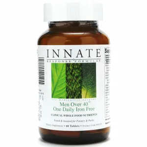 Men Over 40 One Daily Iron Free 60 tabs by Innate Response