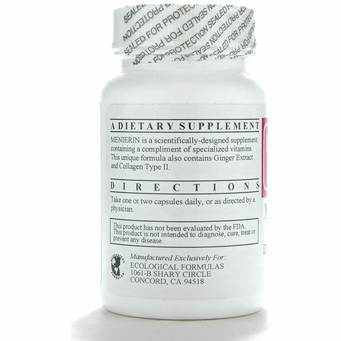 Menierin 60 caps by Ecological Formulas