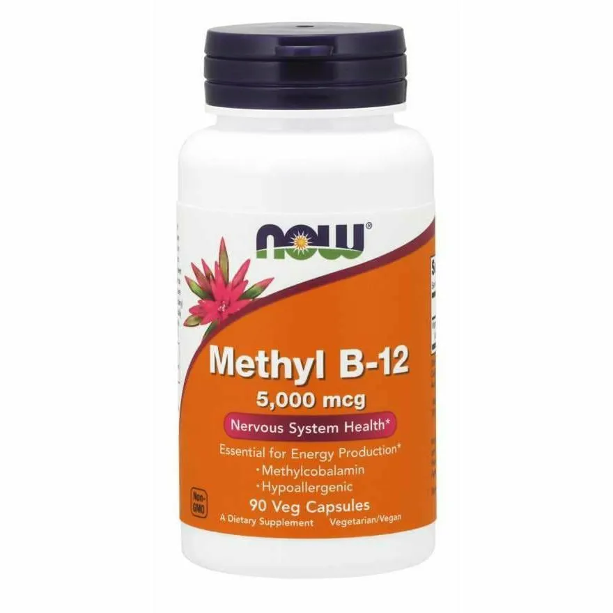 Methyl B-12 5.000 mcg 90 vegcaps By Now