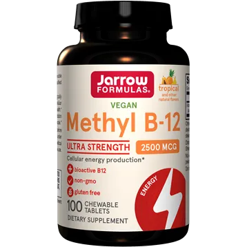 Methyl B12 2500 mcg 100 chewable tablets by Jarrow Formulas