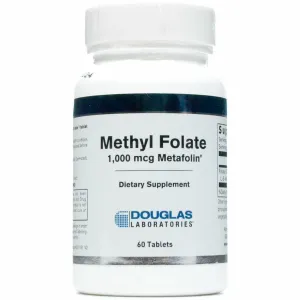 Methyl Folate L-5-MTHF 60 tabs by Douglas Labs