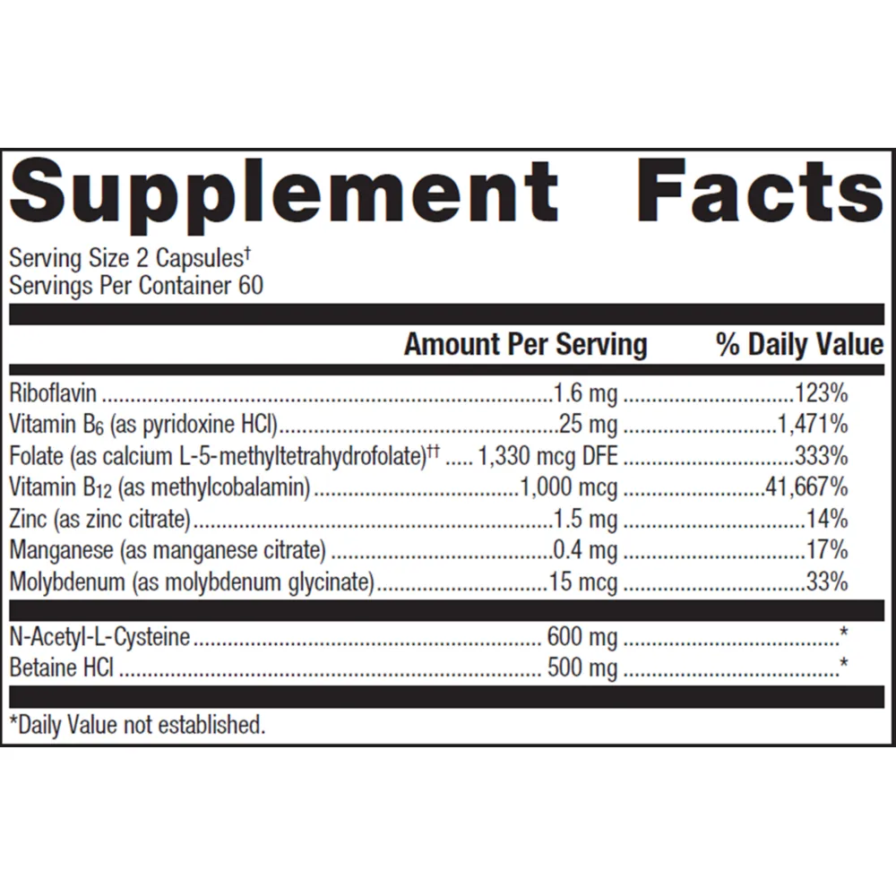 MethylCare 120 Capsules by Metagenics