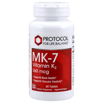 MK-7 vitamin K2 60 tabs by Protocol For Life Balance