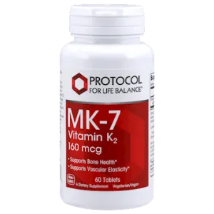 MK-7 vitamin K2 60 tabs by Protocol For Life Balance