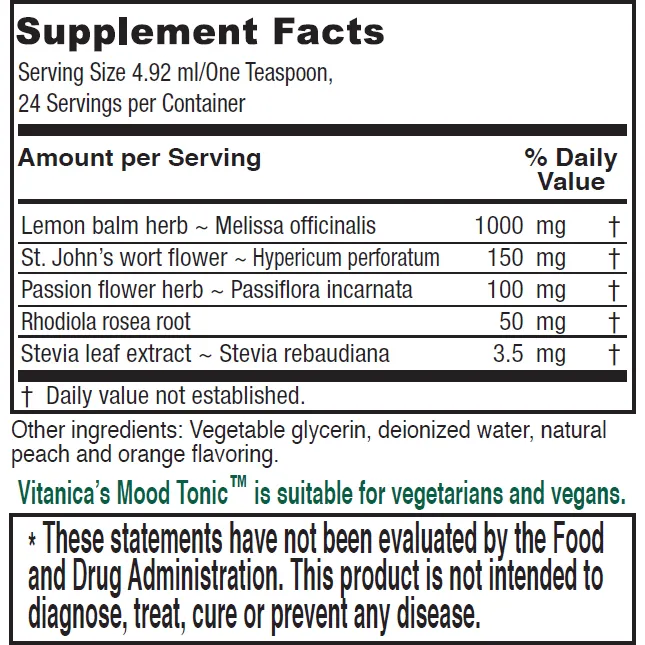 Mood Tonic 4 fl oz by Vitanica