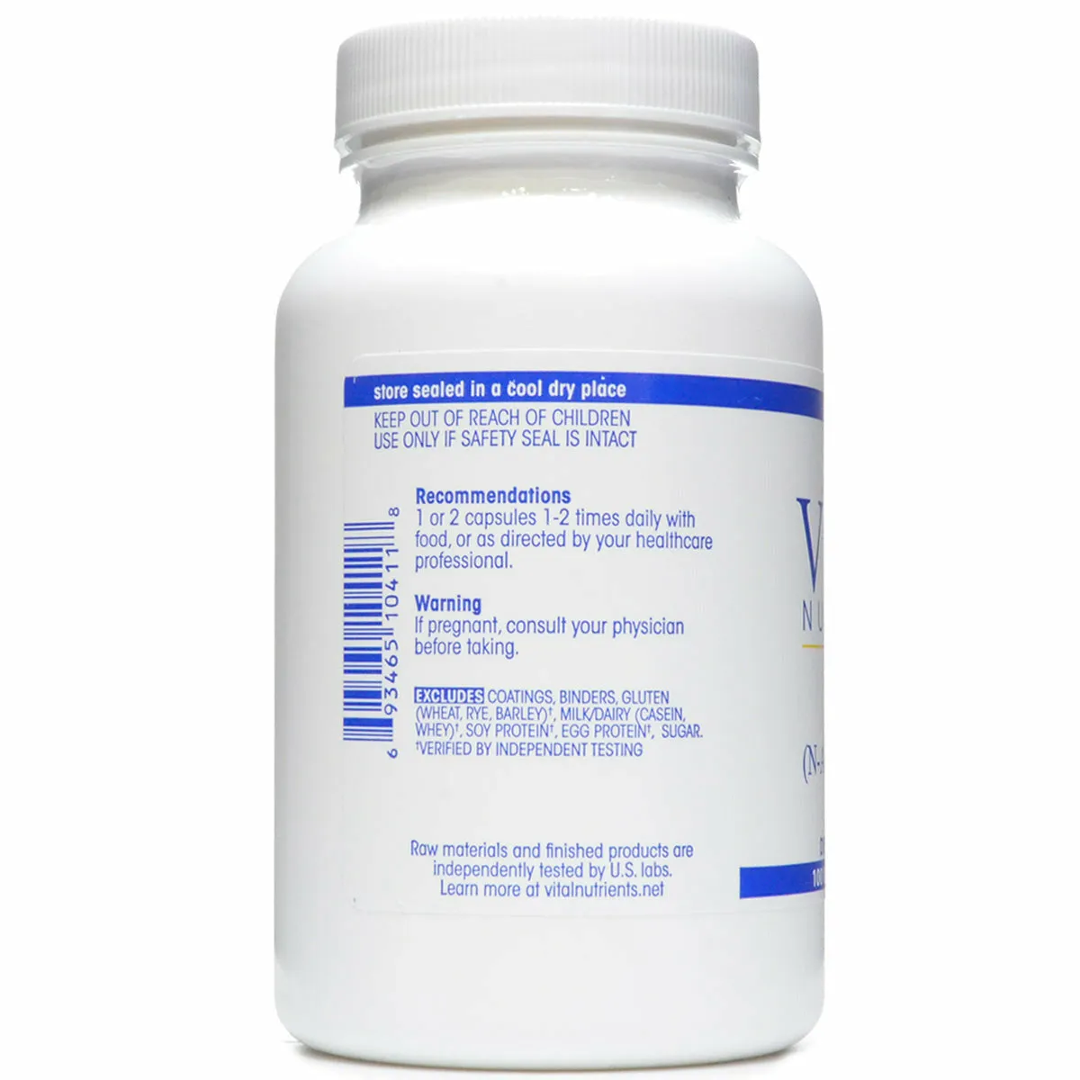 N-Acetyl Cysteine 600 mg 100 caps by Vital Nutrients